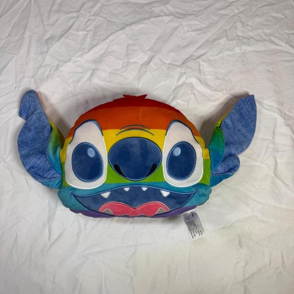 Disney Stitch Rainbow Pillow